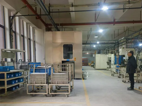 Shock absorber production workshop